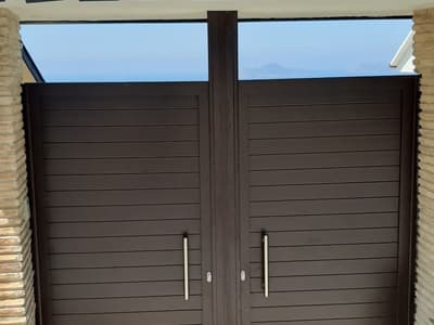 Trabajos realizados por Aluminios y PVC Moaña.