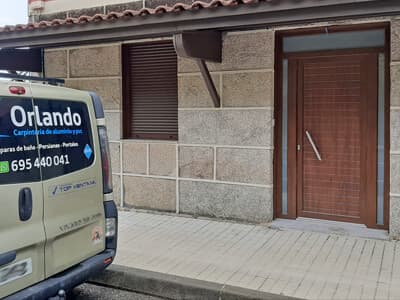 Trabajos realizados por Aluminios y PVC Moaña.