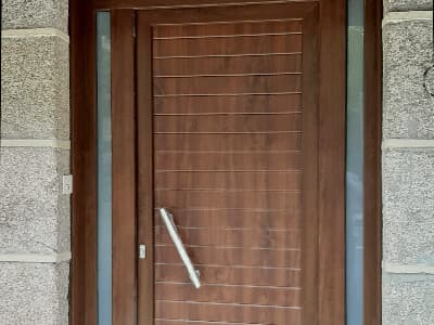 Trabajos realizados por Aluminios y PVC Moaña.